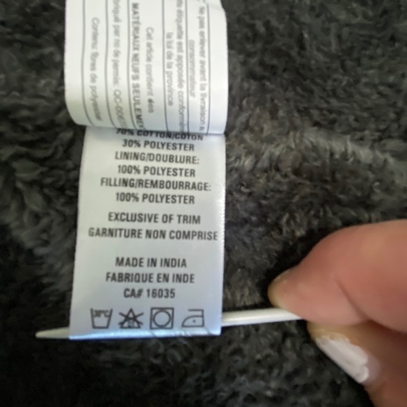 Hydrogen full zip lined jacket blue size medium - Picture 10 of 11